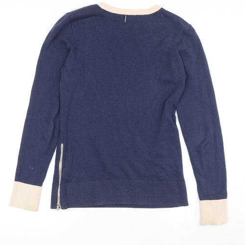 Nautica Women's Blue XS Crew Neck Pullover Jumper