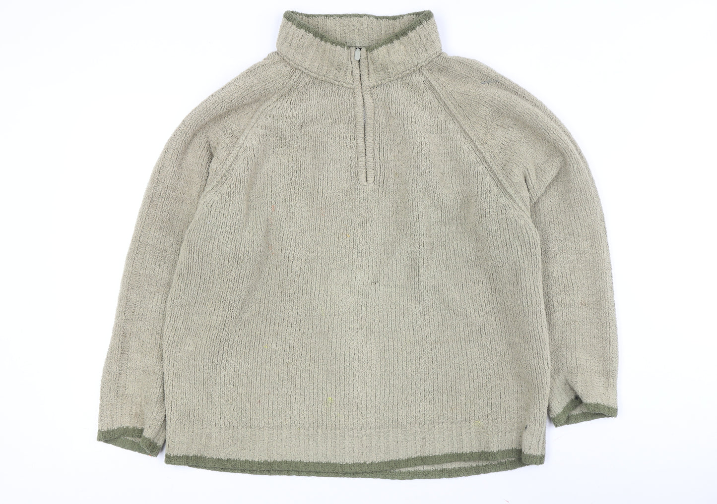 Peter Storm Men's Beige 1/4 Zip Fleece Sweatshirt M