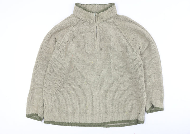 Peter Storm Men's Beige 1/4 Zip Fleece Sweatshirt M