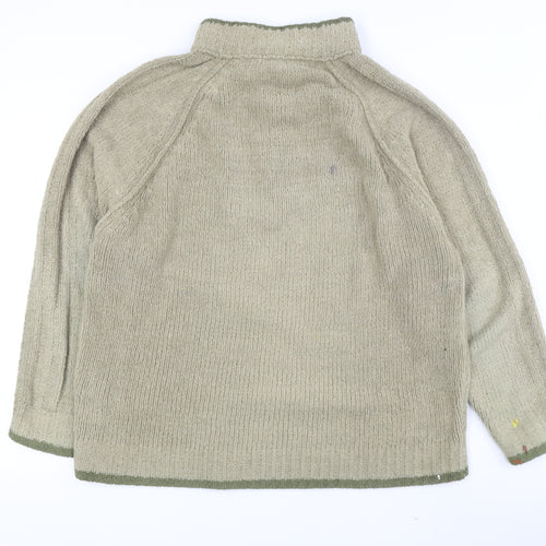 Peter Storm Men's Beige 1/4 Zip Fleece Sweatshirt M