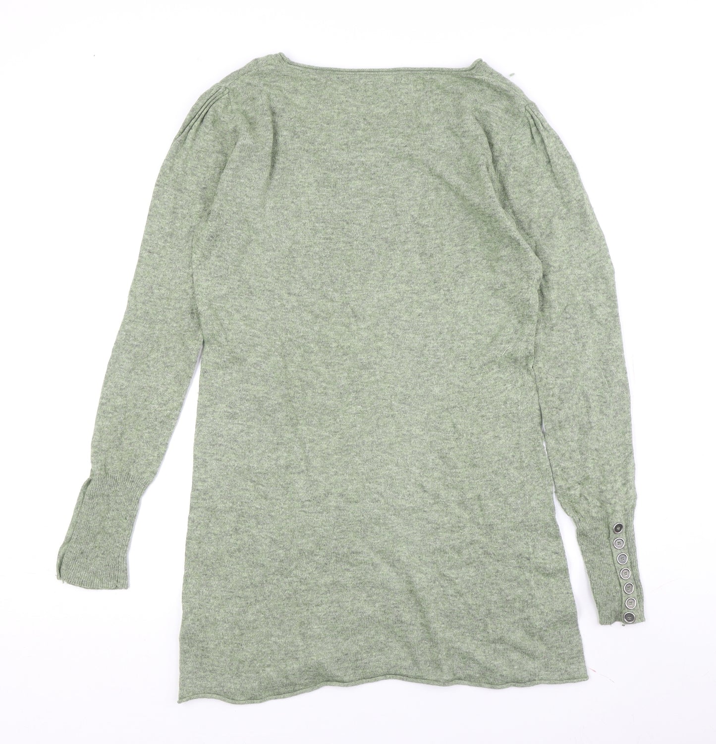 Mint Velvet Women's Green Tunic Jumper, Size 12