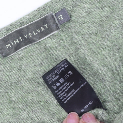Mint Velvet Women's Green Tunic Jumper, Size 12