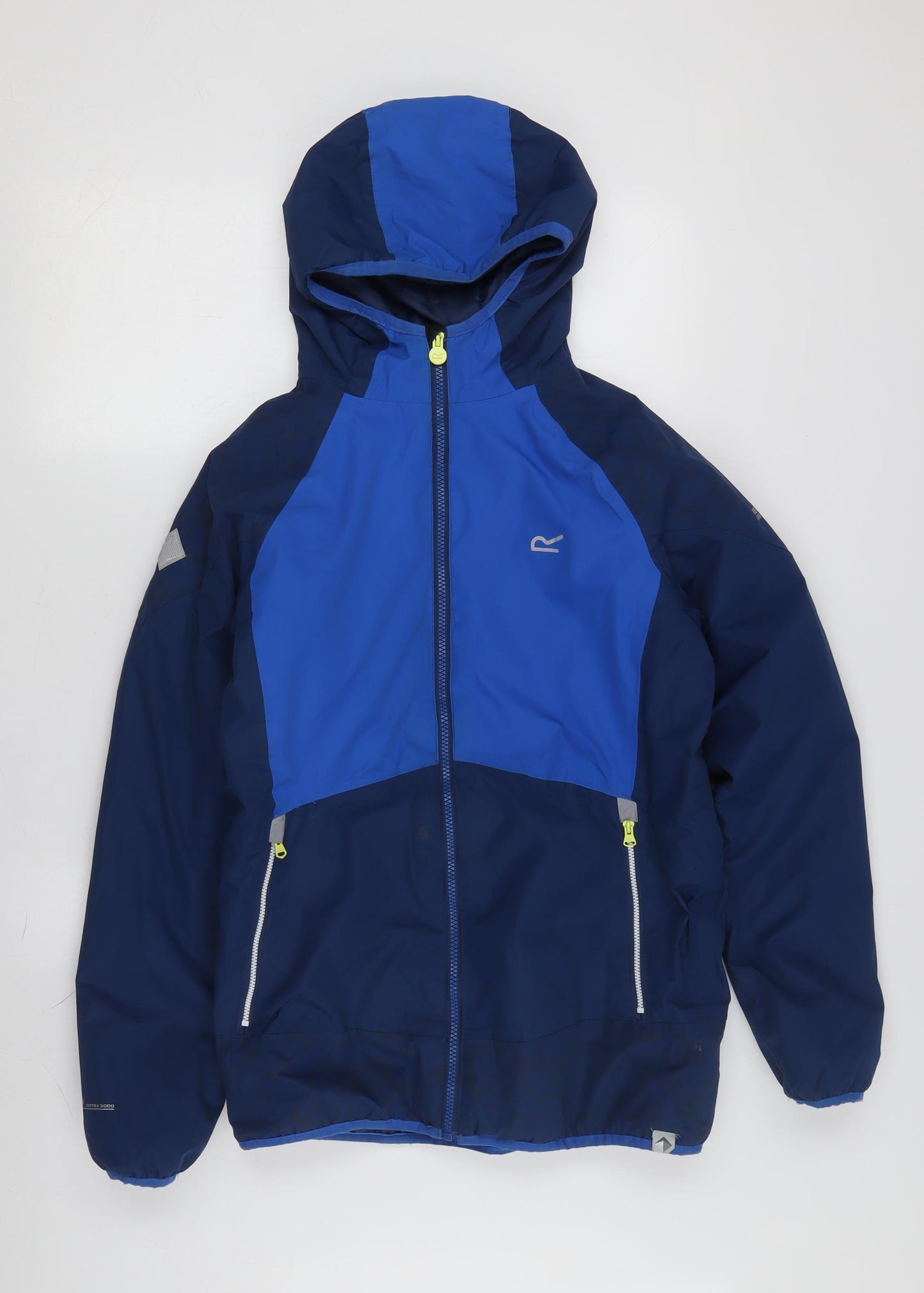 Regatta Boys Blue Parka Jacket 15-16 Years Hooded Waterproof