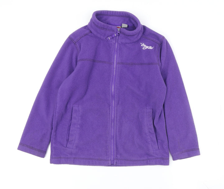 TOG 24 Girls Purple Fleece Jacket 5-6 Years