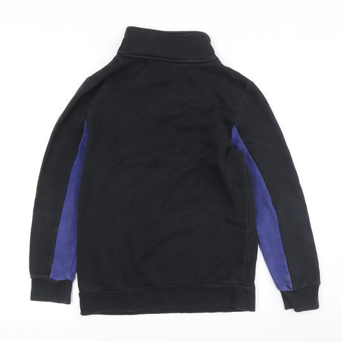 Playstation Boys Black & Blue Sweatshirt 11-12Y, Graphic, 1/2 Zip