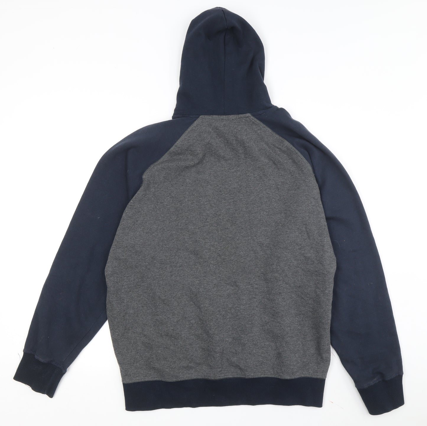 vanVaan Men's Grey & Blue Pullover Hoodie M