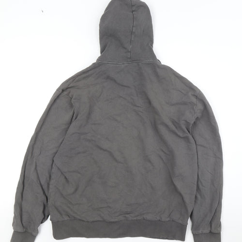 Collusion Grey Unisex Pullover Hoodie M