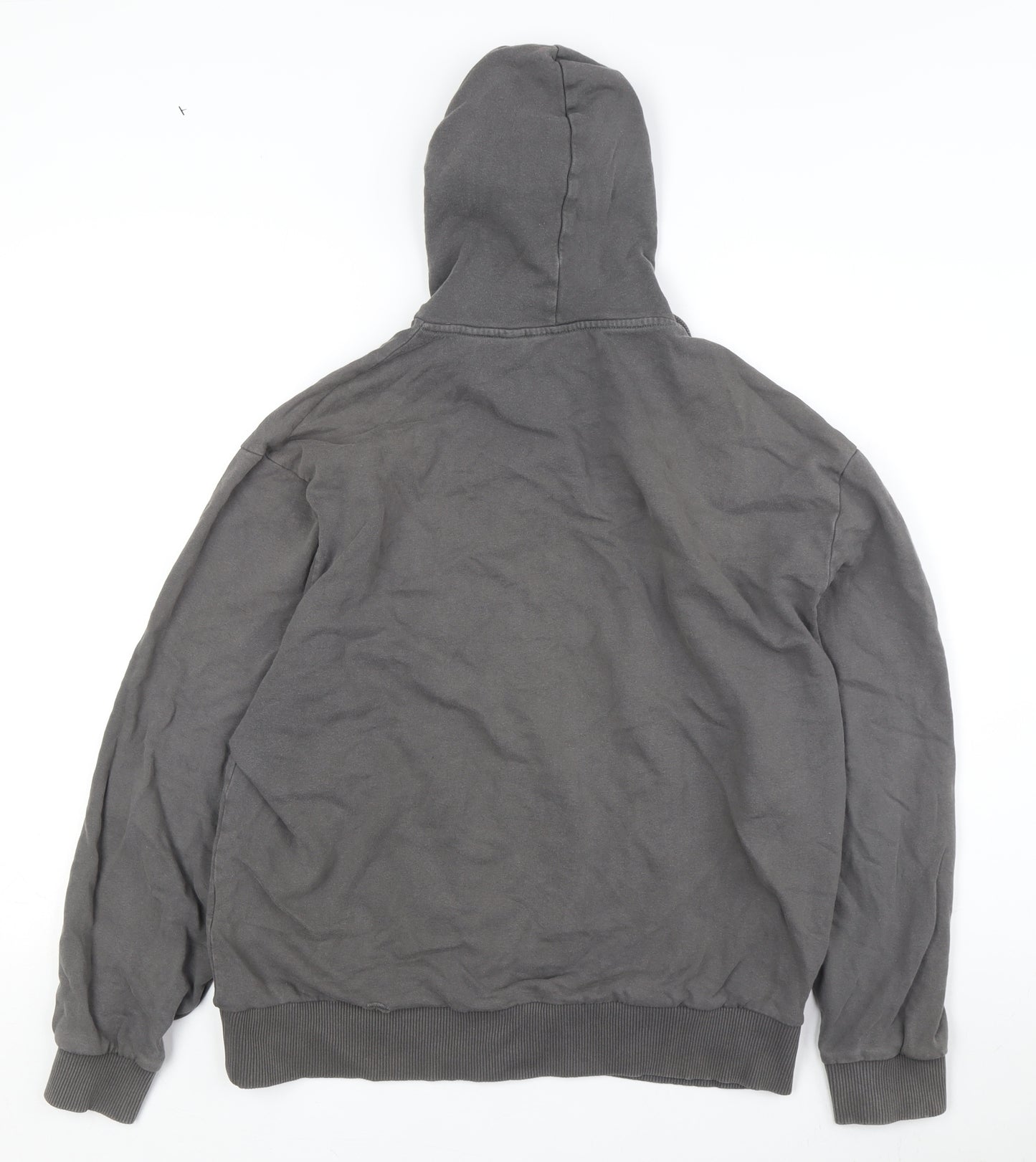 Collusion Grey Unisex Pullover Hoodie M