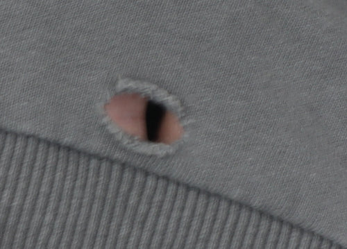 Collusion Grey Unisex Pullover Hoodie M