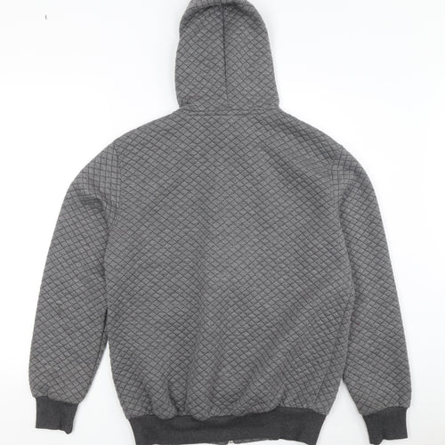 Ralph Lauren Men's Grey Geometric Full Zip Hoodie M