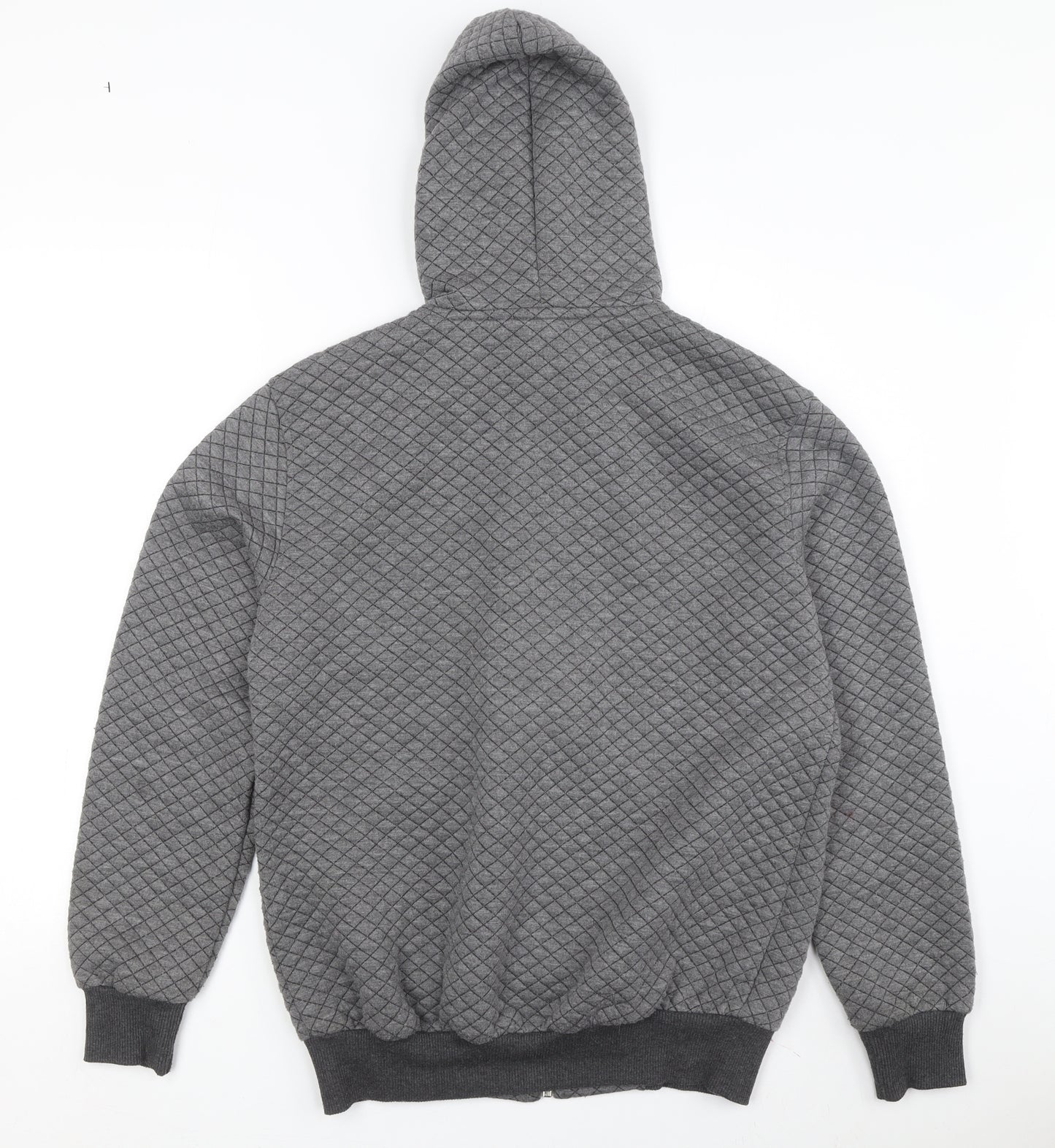 Ralph Lauren Men's Grey Geometric Full Zip Hoodie M