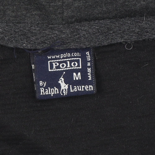 Ralph Lauren Men's Grey Geometric Full Zip Hoodie M