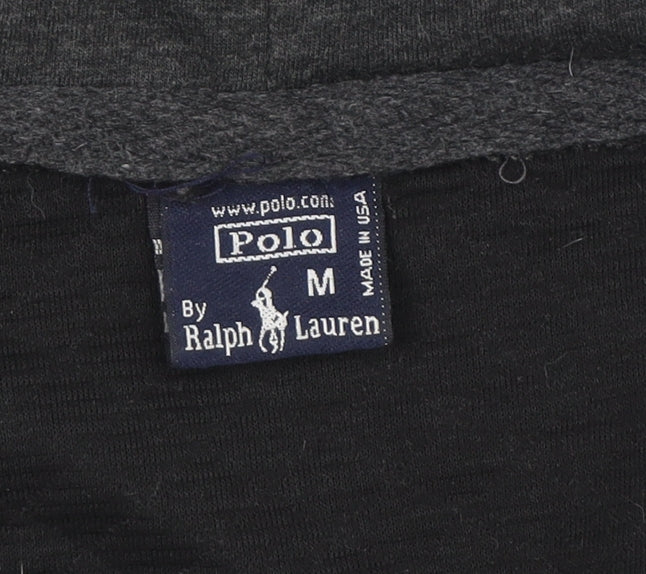 Ralph Lauren Men's Grey Geometric Full Zip Hoodie M