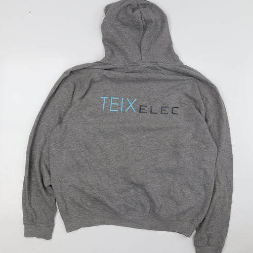 Kappa Men's Grey Pullover Hoodie XL Logo Accents