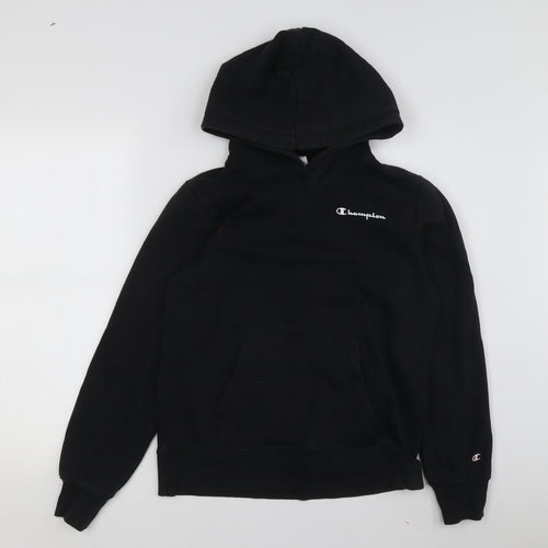Champion Black Pullover Hoodie Unisex Adults Size S