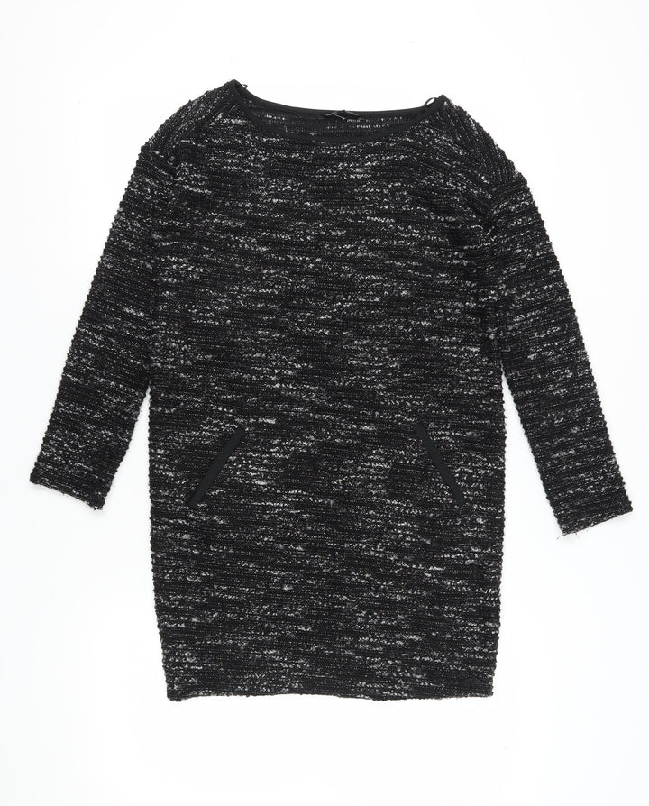 Next Women's Black Shift Dress Size 8