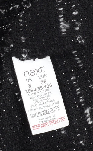 Next Women's Black Shift Dress Size 8