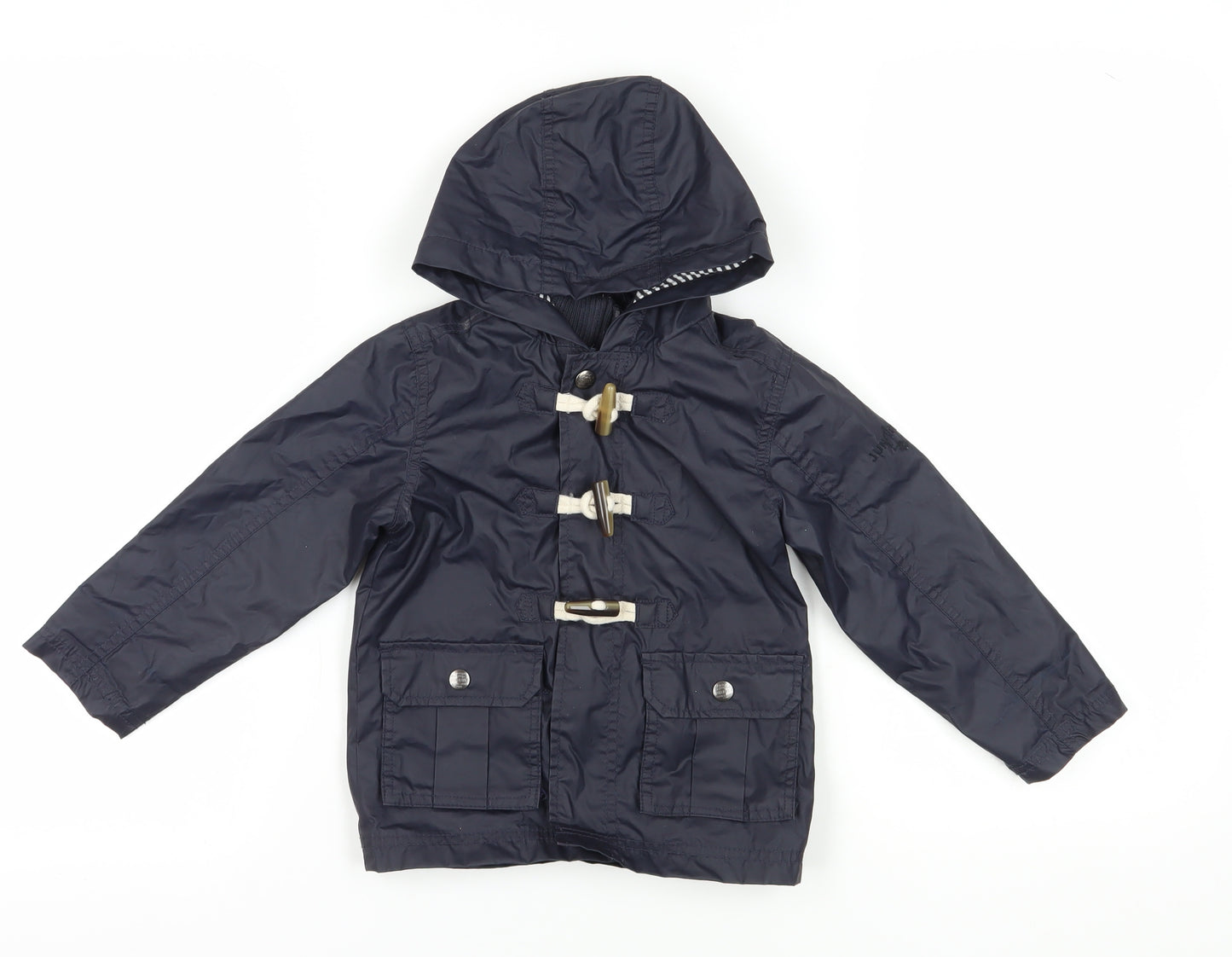 Junior J Boys Blue 2-3 Years Duffle Coat