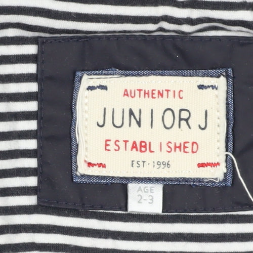 Junior J Boys Blue 2-3 Years Duffle Coat