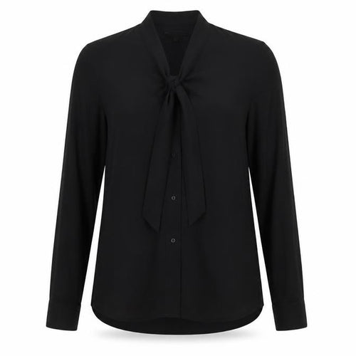 INES DE LA FRESSANGE Womens Black Viscose Blouse XS