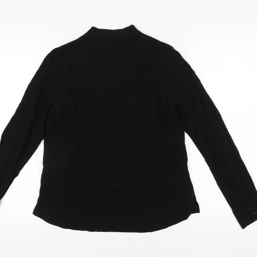 INES DE LA FRESSANGE Womens Black Viscose Blouse XS