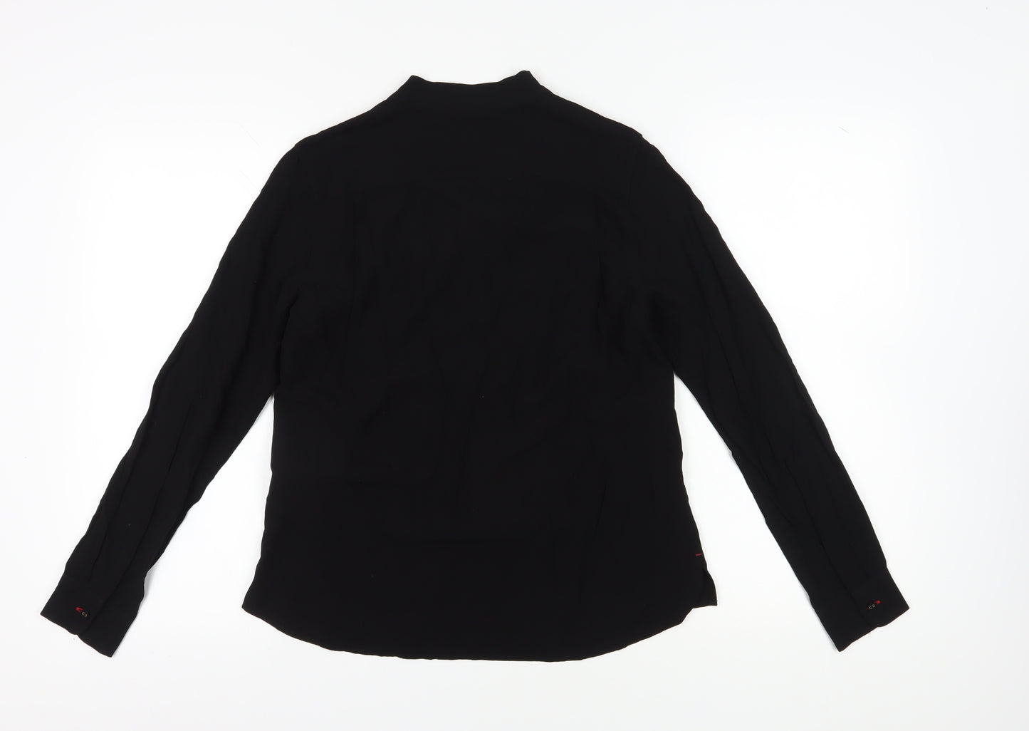 INES DE LA FRESSANGE Womens Black Viscose Blouse XS
