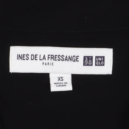 INES DE LA FRESSANGE Womens Black Viscose Blouse XS