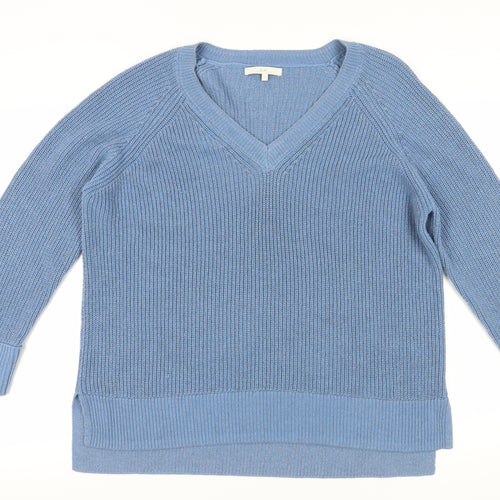 Next Women's Blue Knit Pullover Jumper L