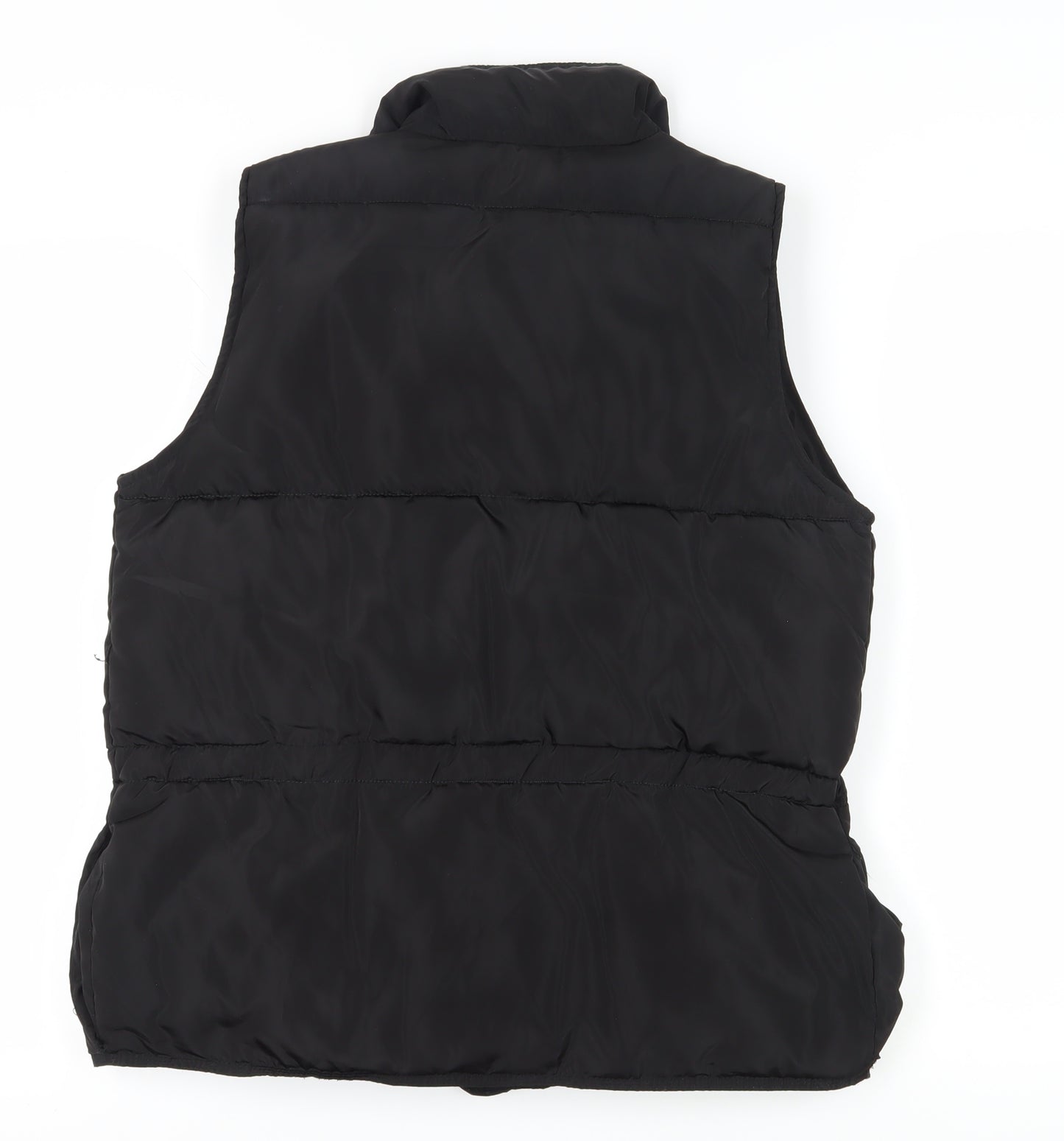 QED LDN Women's Black S Waistcoat Casual Classic