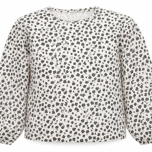 Zara Girls Floral Long Sleeve Blouse, Multicoloured, 9 Years