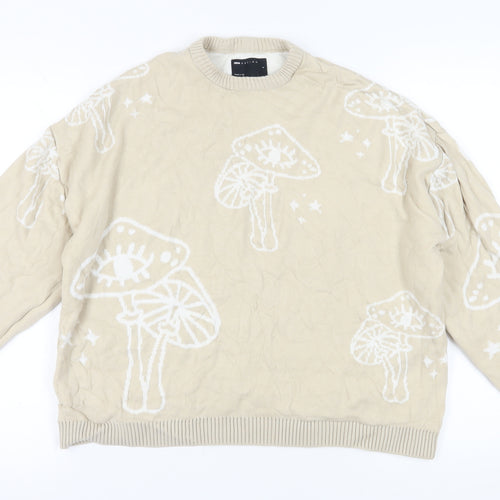ASOS DESIGN Women's Beige Pullover Jumper - S