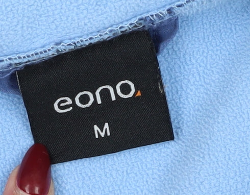 Eono Women's Blue Hooded Windbreaker Jacket M