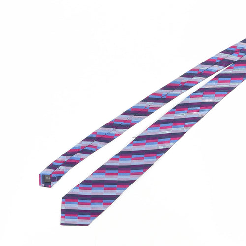 Austin Reed Multicoloured Silk Plaid Men's Tie One Size