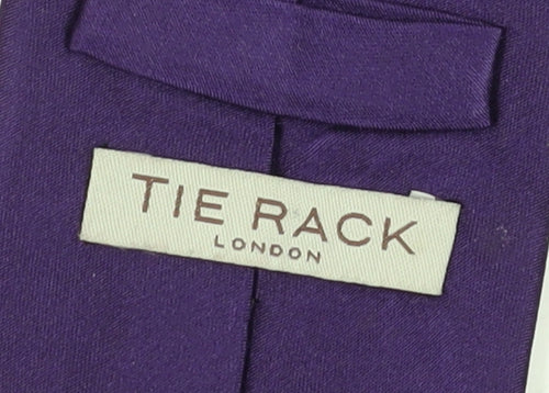 Tie Rack Men's Purple Silk Tie, Elegant and Stylish