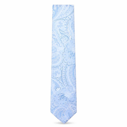 STVDIO Jeff Banks Men's Blue Paisley Silk Tie