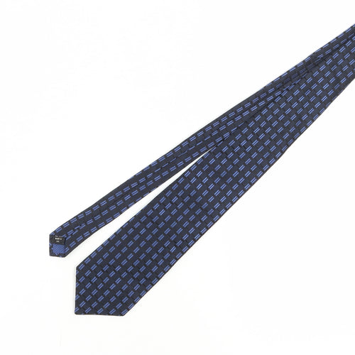 Van Heusen Men's Blue Geometric Silk Tie