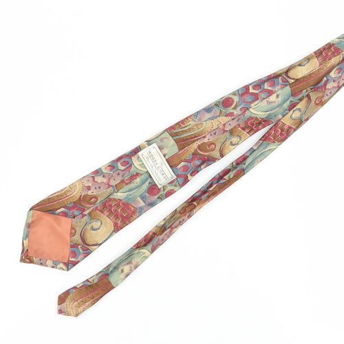 Woods & Gray Men's Multicoloured Silk Geometric Tie