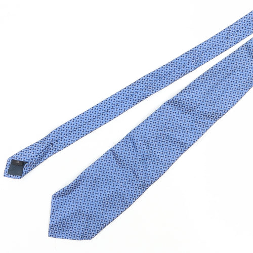 Pierre Cardin Men's Blue Geometric Silk Tie