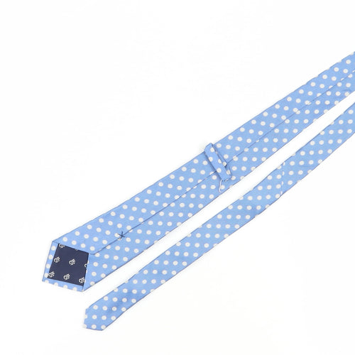 Hammond & Co Men's Blue Polka Dot Silk Tie One Size