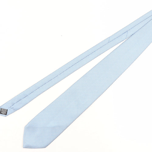Havana Men's Blue Geometric Silk Tie, One Size