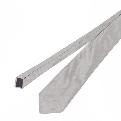 Michelsons of London Grey Silk Men's Tie