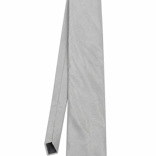 Michelsons of London Grey Silk Men's Tie