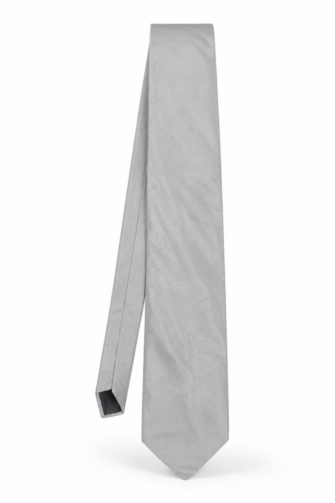 Michelsons of London Grey Silk Men's Tie
