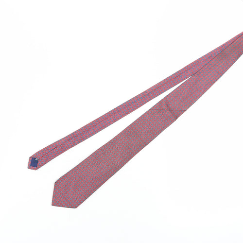 Hackett Men's Multicoloured Geometric Silk Tie