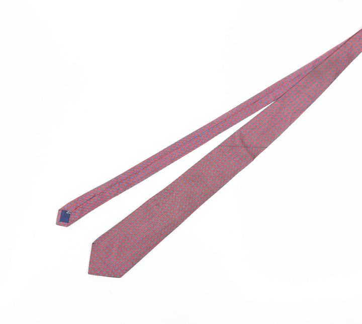 Hackett Men's Multicoloured Geometric Silk Tie