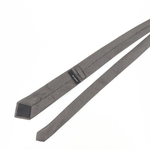 Blazer Men's Grey Slim Silk Geometric Tie