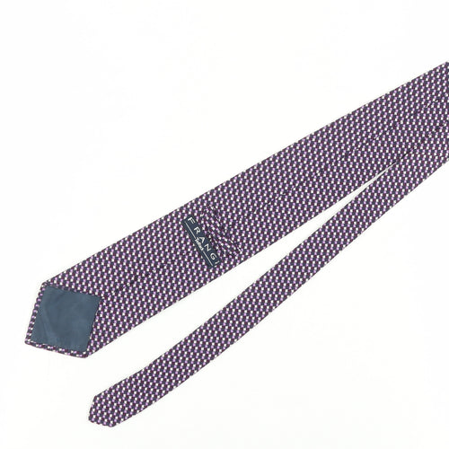 Frangi TieRack Men's Purple Geometric Tie