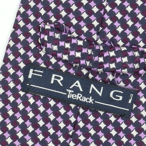 Frangi TieRack Men's Purple Geometric Tie