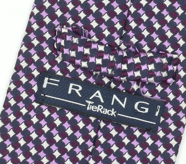 Frangi TieRack Men's Purple Geometric Tie