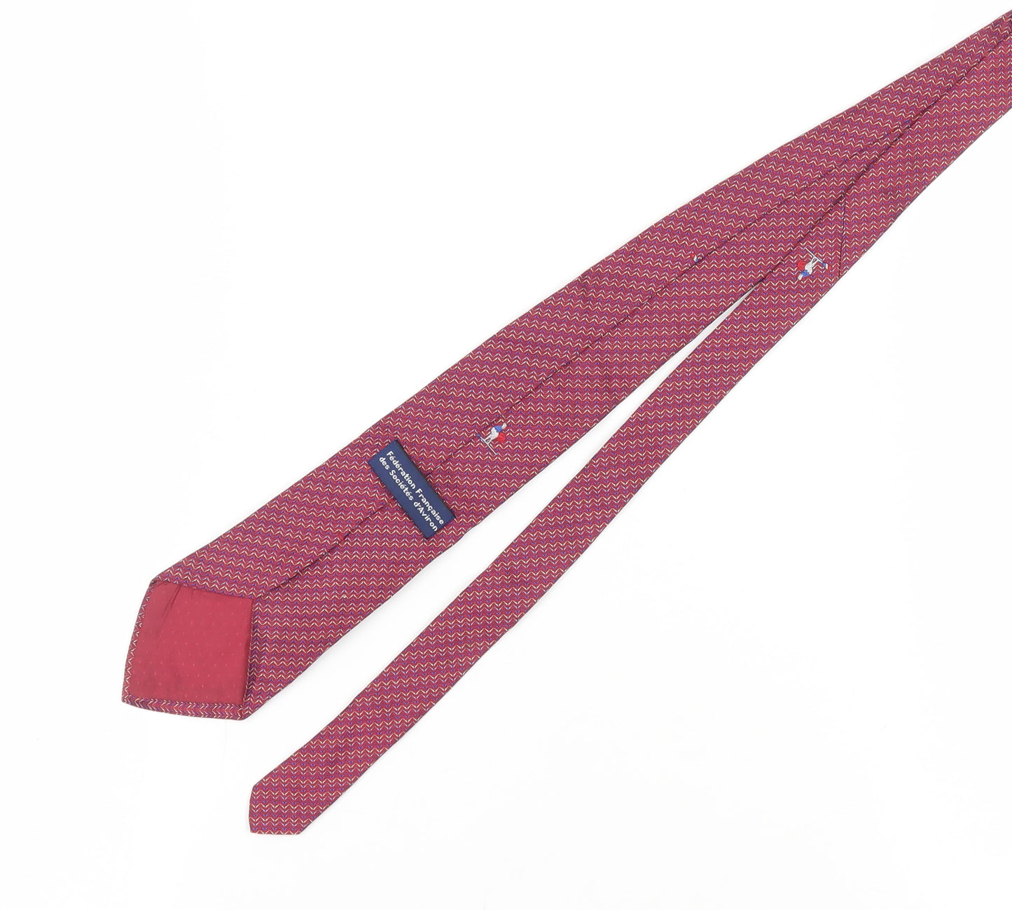 Fédération Française Multicoloured Silk Men's Tie